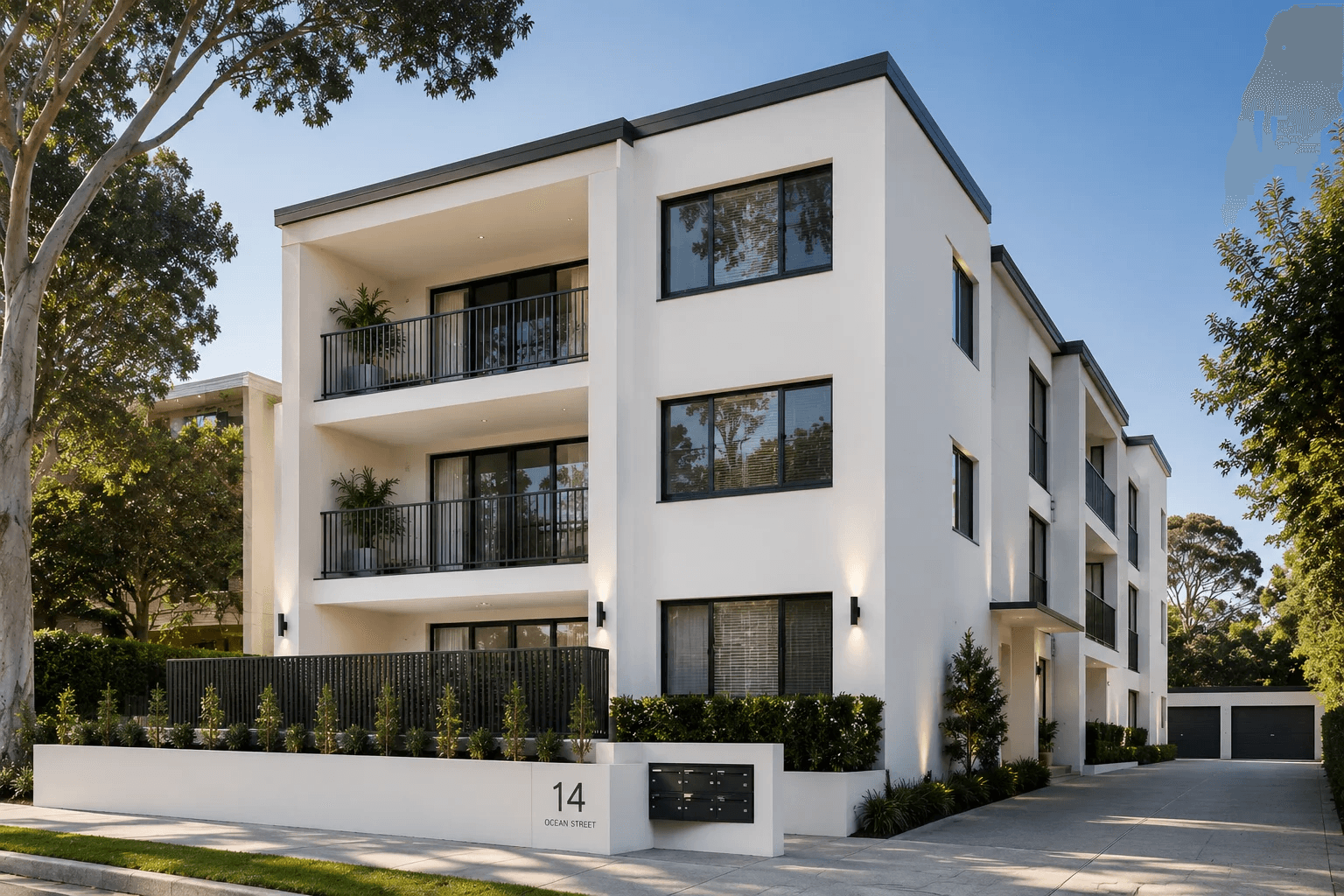 Unit complex exterior painting completed by Limitless Painting, Sydney